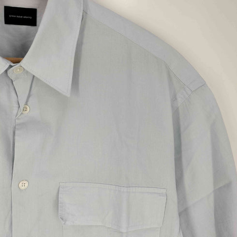 グリーンレーベルリラクシング GREEN LABEL RELAXING コットン シルク ボイル Wパッチポケット シャツ メンズ JPN:M